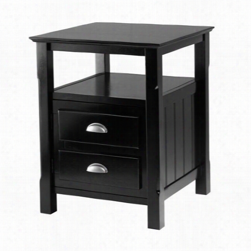 Wnsome 20920 Timbeer Night Stand In Black
