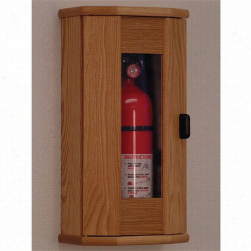 Wooden  Mallet Fec12 25-3/""h Fire Extinguisher Cabinet With Acrylic Door Panel