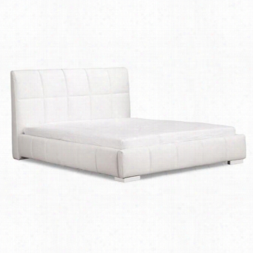 Zuo 800201 Amelie Queen Bed In White