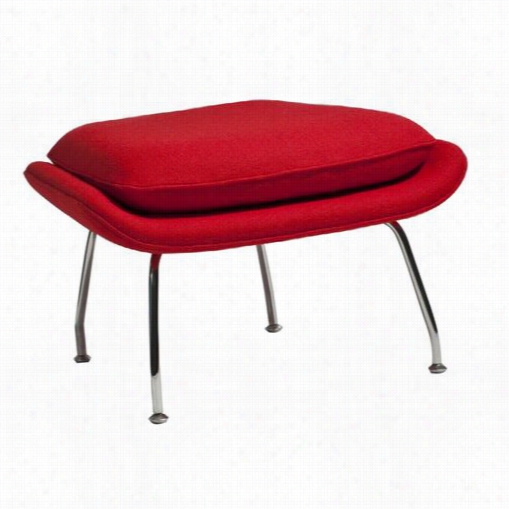 Aeon Furniture Ch7200-t501-ottoman Newark Ottoman In Red