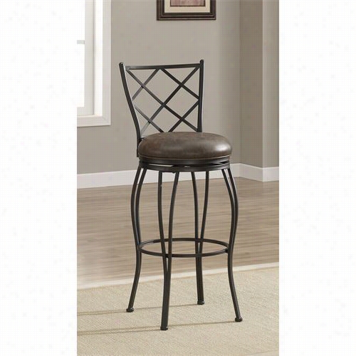 Ame Rican Heritage 111114 Ava 360  Full Be Aring Swivel Stool I N Coco/coco