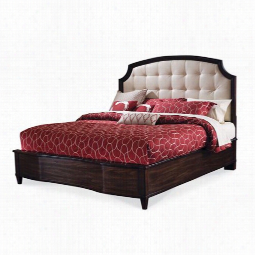 A.r.t. Furniture 161156-2636 Intrigue King Leather Panel Bed