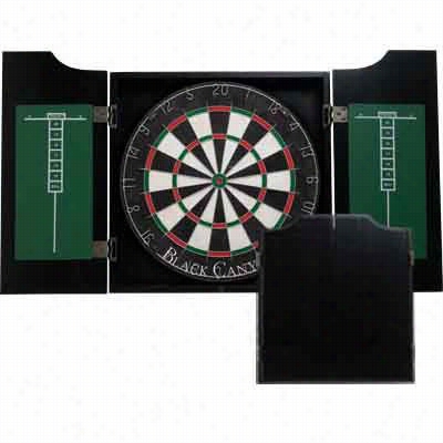Black Cangon 40-0800 First-rate Dart Board Cabinet In Midnight