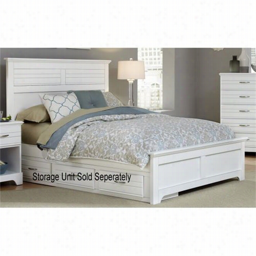 Carolina Movables 517830-517833-519300 Platium Doubled Panel Bed In White