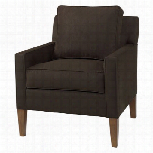 Chadwick Cf104 Reagan  Upholstered Arm Chair In  Che Stnut