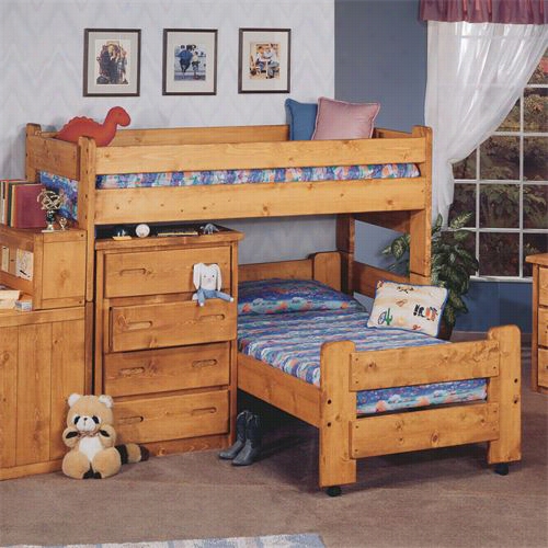 Chelsea Home Furniture 3544730-4741 Twin / Tein Junior Loft Bed In Cinnamon