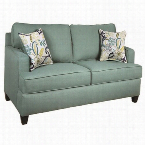 Chelsea Home Furniture 781640-02set Odes Sa Stlloinn Turquoise Loveseat