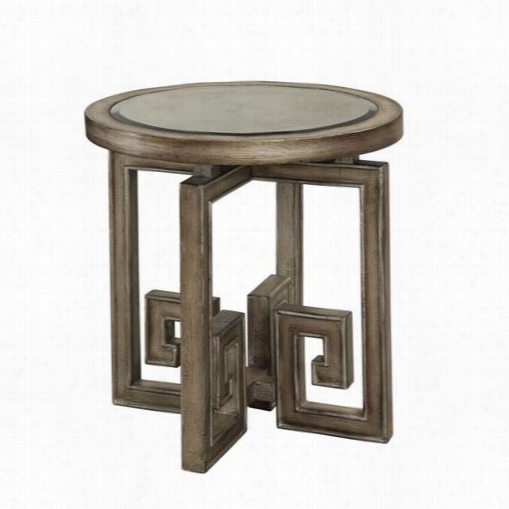 Coast To Border 56330 Accent Table In Hallwood Meallic Grey