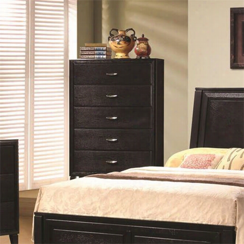 Coaster Furniture 201965 Nacdy 5 Drawers Vertical Bedroom Chest In Black