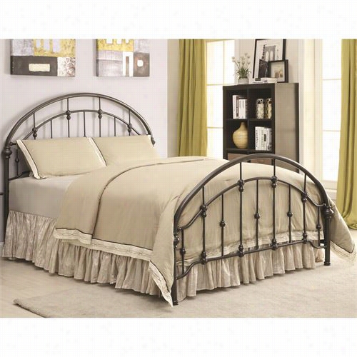 Coaster Furniture 300407t Maywood Twin Bed In Dark Bronze