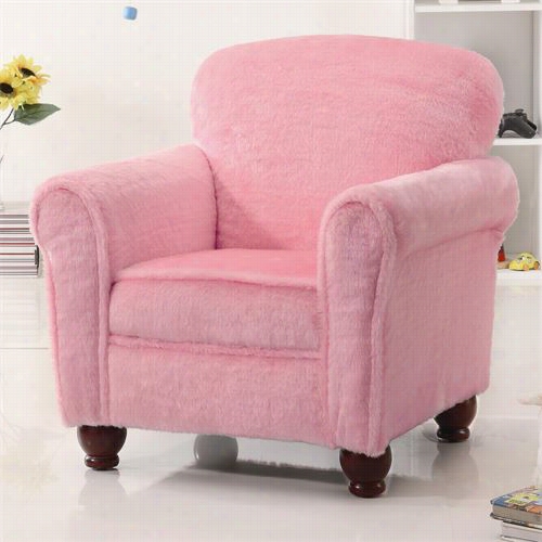 Coaster Furniture 460405 Kids U Pholstered Accent Chair In Pink