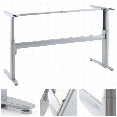 Conset America 501-25-8s15 Electric Height Adjustable Double Leg Desk Base