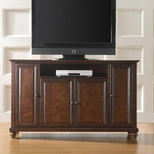 Crosley Furniture Kf10001dma Cabridge 60"" Tv Stand In Vintage Mahogany Fiin Sh