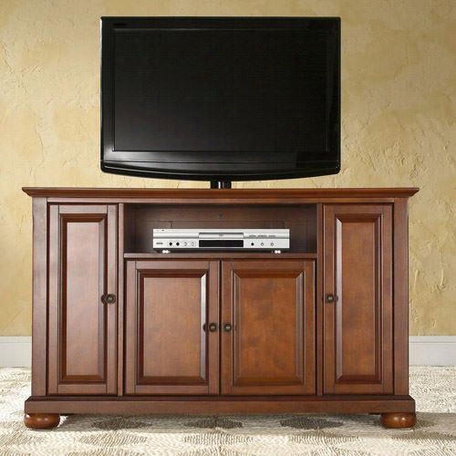 Crosley Furniture Kf10002ach Alexandria 48"" Tv Stand In Classic Cherry Finiah