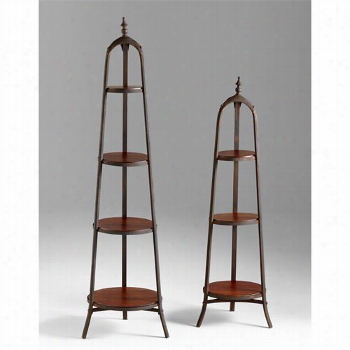 Cyan Design 04919 Hampden Etageres In Raw Iron/natural Wood