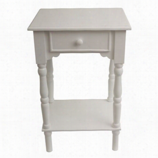 Decor Therapy Fr178 Solid Wood Accent Table