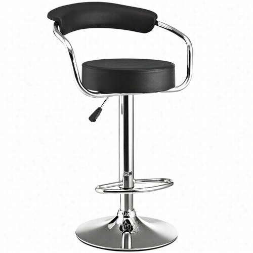 East End Imports  Eei-192-blk 0's Diner Barstool In Bllackk Vinyl