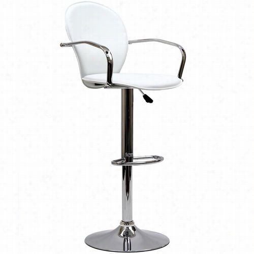 Eaast End Imports Eei-582-whi Captain Barstool In Wwhite