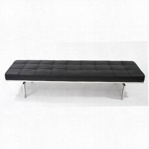 Fine Mod Imports Fmi9234 Pika 3 Seater Leather Bench