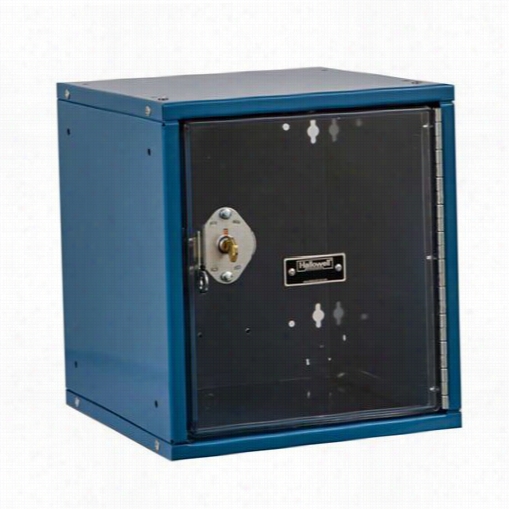 Hallowell Hc121212-1svp-k 12""w X 12""d X 12""h Single Tier 1-wide Knockd-own Cubix Modular Locker Wit Svp Door Built-in Key Lock