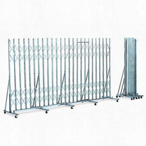 Hallowll P601-06 Superior Portable Gate  For  3'6""w - 6'w Opening In Sport Silver