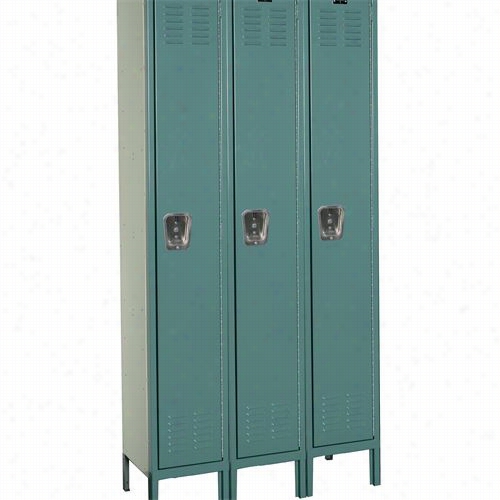 Hallowell U2328-1 36""w X 12""d X 78" ;&qu Ot;h Singletier 3-wide Knock-down Premmium Locker