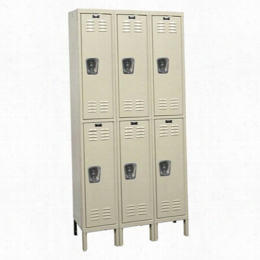 Haallowell U3286-2a 36""w X 18""d X 66"";h Coupled Tier 3-wide As Sembled Premium Locker