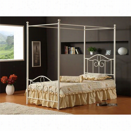 Hillssdalef Urniture 1354btwpr Westfield Twin Metal Canopy Bed Set