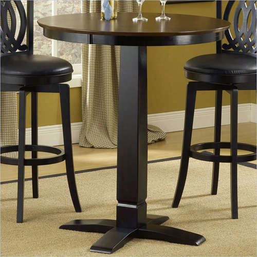 Hillsdale Furniture 4975ptbb Lk Dynamic Designs Pub Table With Black Shameful