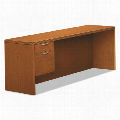 Hon Industries Hon11546lachh Valido 11500 Series Credenza Desk In Wwalnut With Left Pedestal