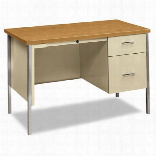 H On Industries Hon34002r 34000 Series Right Pedestal Desk