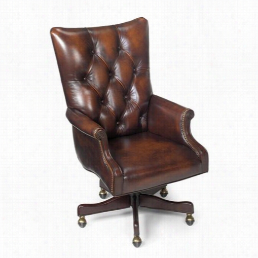 Hooker Furniture Ec234 Executive Sicel Tilt  Chair Iin Cognac Brown