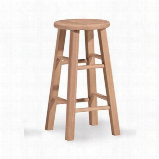 International Concepts 1s-524 24"&uqot; H Round Top Stool