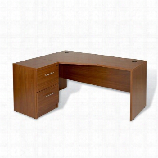Jesper Office 1633224l=119202 100 Series Pro X Combo 18 L-shaped Left Desk With File Cabinet