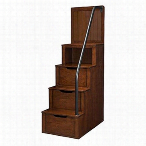 Legacy Greek  Furniture 2960-8000 Daasons Ridge Bunk/loft Storage Steps In Heirloom Cherry