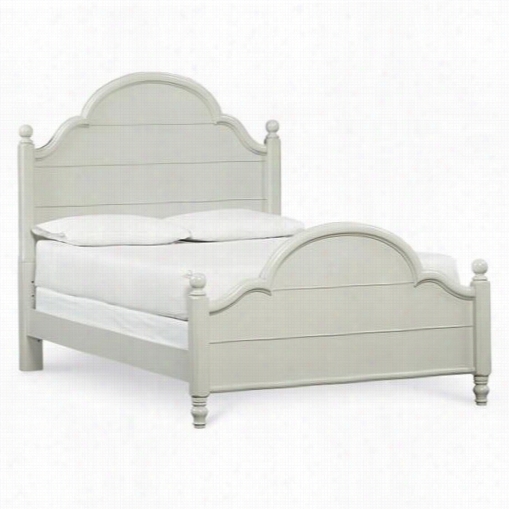 Legacy Elegant Furniture 3830-4204k Wendy Bllissimo Full Co Mplete Low Poster Bed In Morning Mist