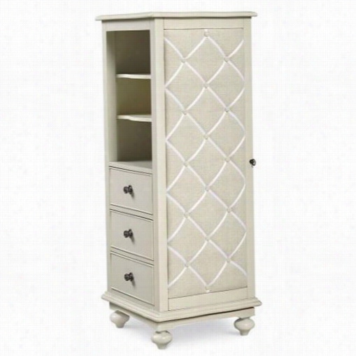 Bequest Clqssic Furniture 3382-2300 Wendy Bellissimo 360 Visionary Chest In Seashell Wwhite