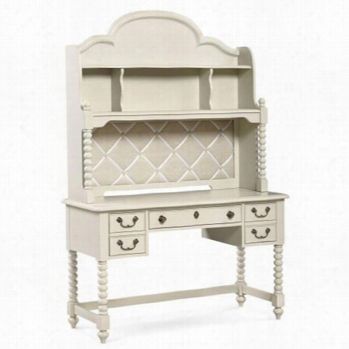 Legacy Classic Urniture 3832-6200 Wendyy Bellissimo Boutique Ddesk Hutch In Seashell White