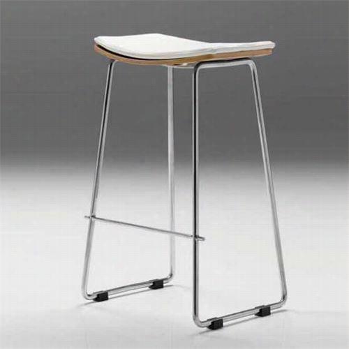 Mobital Lucia-counter-stool-ss Lucia Counter Discharge  In Pokished Stainless Steel