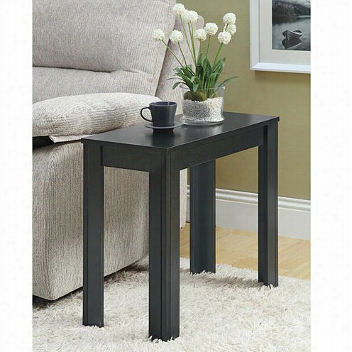 Monarch Speciatles I3110 Accent Side Table In Black Oak