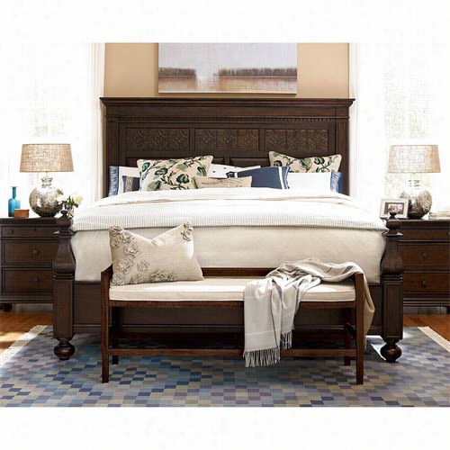 Paula Deen Furniture 192260b Downward Home Aunt Peggy's King Bed