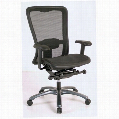 Proline Ii 93720 Progrid High Back Manager's Chair In Black / Titanium
