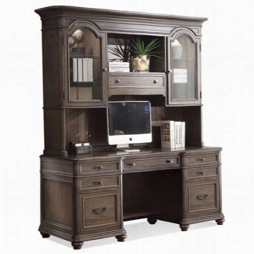 Riverside 15836-15833 Belmeade Credenza With Hutch