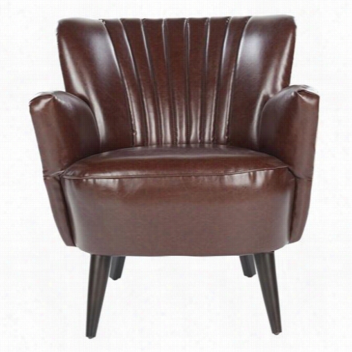 Safavieh Mcr4612a Cooper Arm Chair Brown Leather