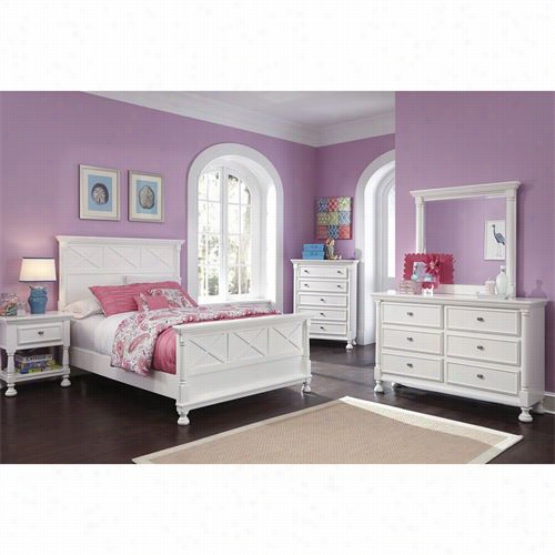 Signature Design By Ashley B502-84-b502-86-b502--87-b502-21-b502-26 Kaslyn Full Panel Bed With Dresser And Mirror