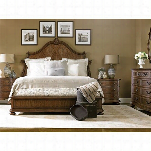 Stanley Furniture 391-31-47 Villa Fiora Californiw King Wood Panel Bed