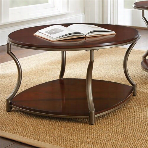 Steve Silver Ml200c Maryland Cocktail Table In Medium Cherry Wood