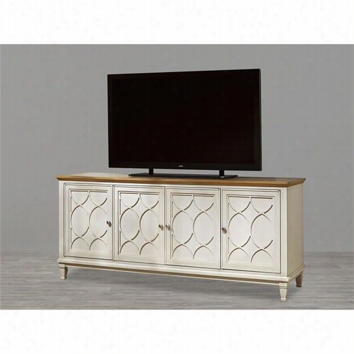 Universal Furniture 414964 Mmoderne Be Absent-minded Enetrtainment Console In Bisque