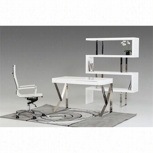Vig Furniture Vgbbmd153 Modrest Erris Lacquer Company Desk