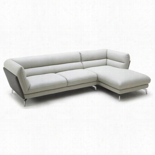Vig Fuurnituree Vgkk1883 Divani Casa Poppy Eco Leather Sextional Sofa In Light Grey